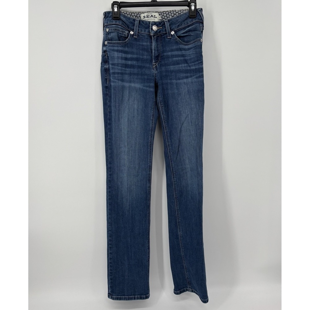 Ariat Jeans Blue Boot Cut Womens Size 29x33 Western Denim